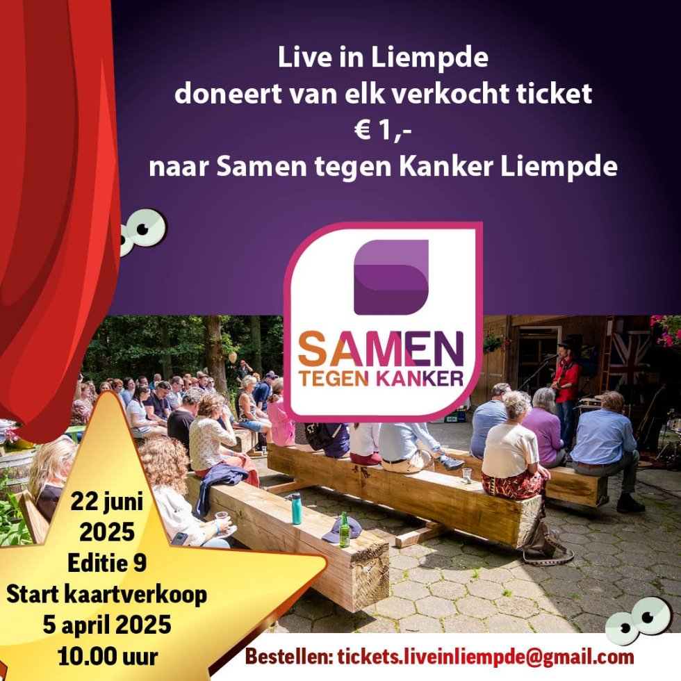 Live in Liempde draagt een steentje !